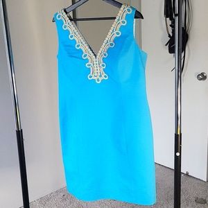 Lily Pulitzer Cerulean Blue Bently Shift Dress